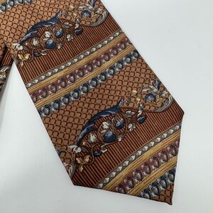 Bill Blass‎ Silk Tie, floral, pattern mix, classic, preppy, office, work, suit